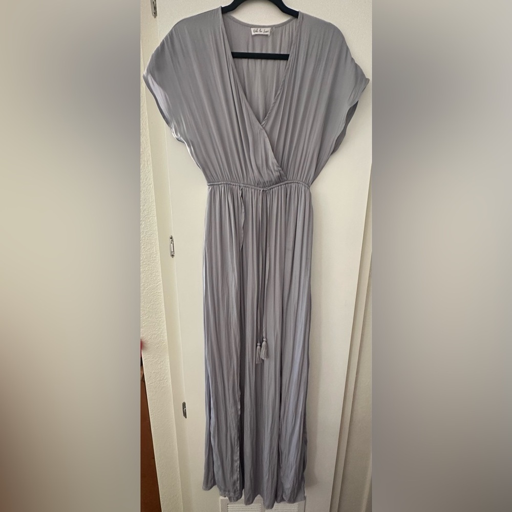 Ooh La Luxe Light Blue Maxi dress